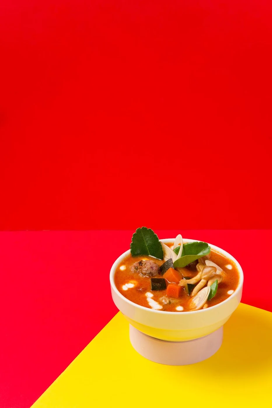 Ratatouille Tom Yam with TSF Bites